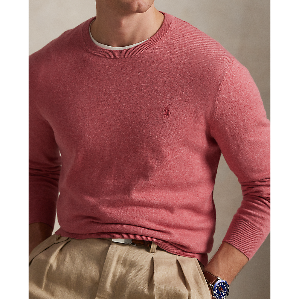 PRL Cotton-Cashmere Crewneck Jumper/Pulover 710973589002