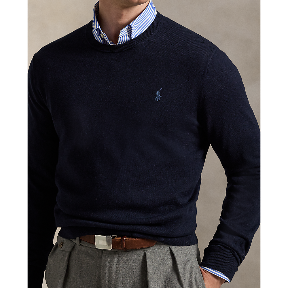PRL Cotton-Cashmere Crewneck Jumper/Pulover 710973589004