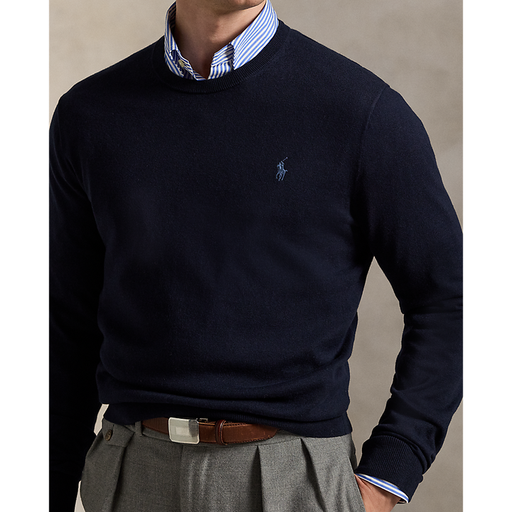 PRL Cotton-Cashmere Crewneck Jumper/Pulover 710973589004