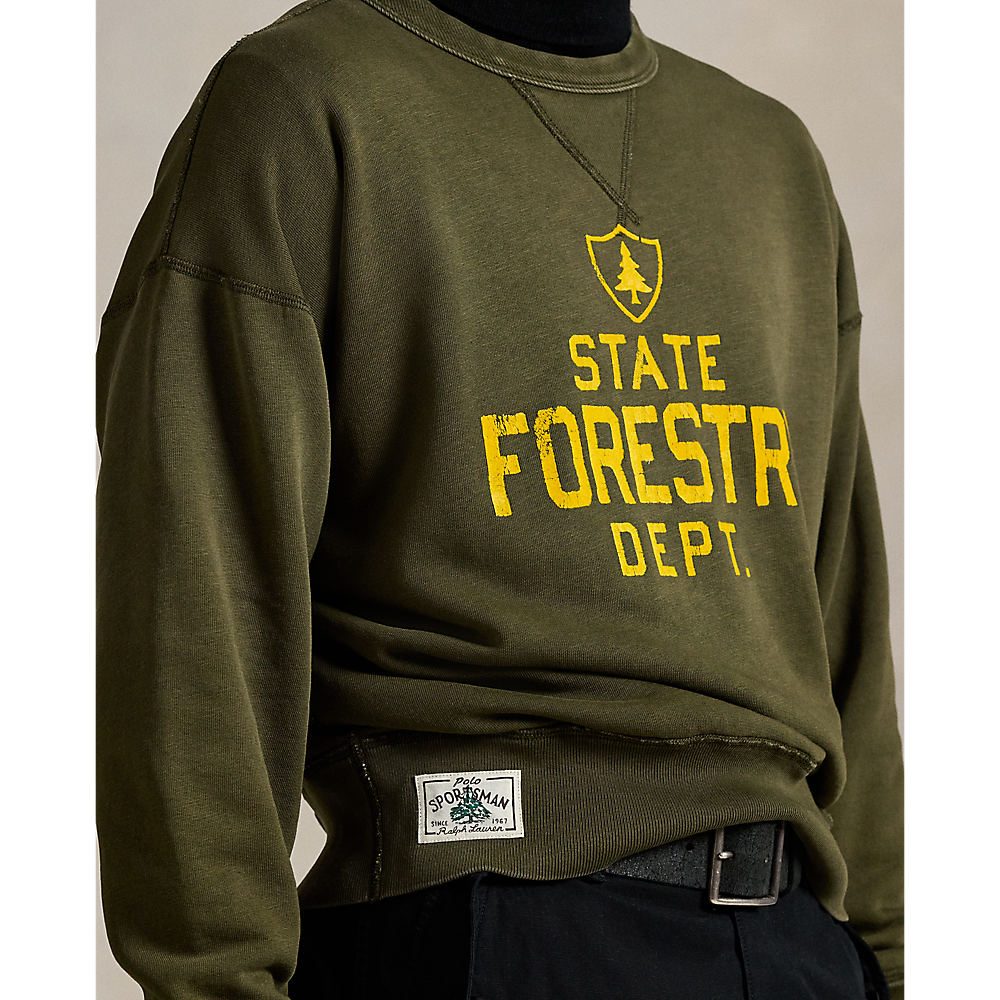 PRL Vintage Fit Fleece Graphic Sweatshirt/Duks 710981738001