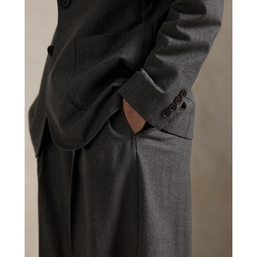 PRL Wool-Blend Flannel Blazer /Sako 211971389001