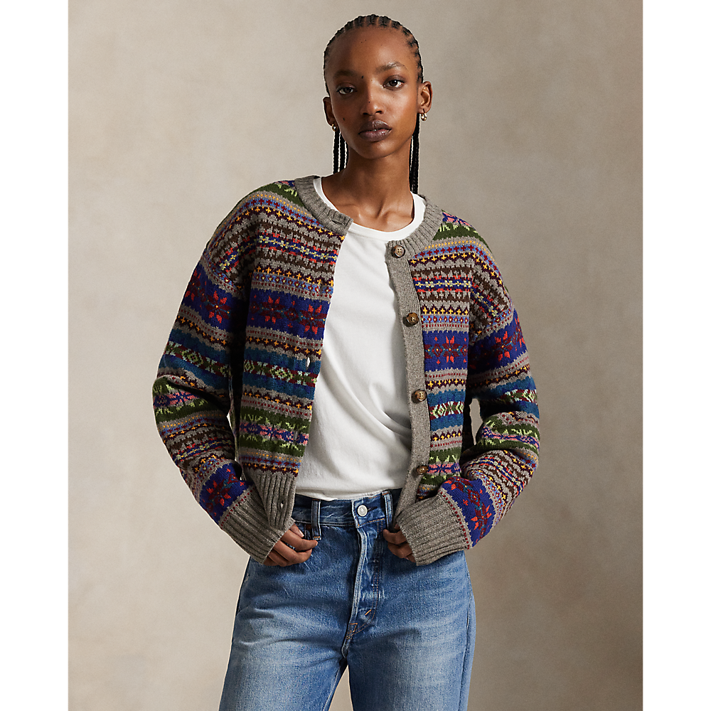 PRL Fair Isle Buttoned Cardigan/Pulover 211972164001