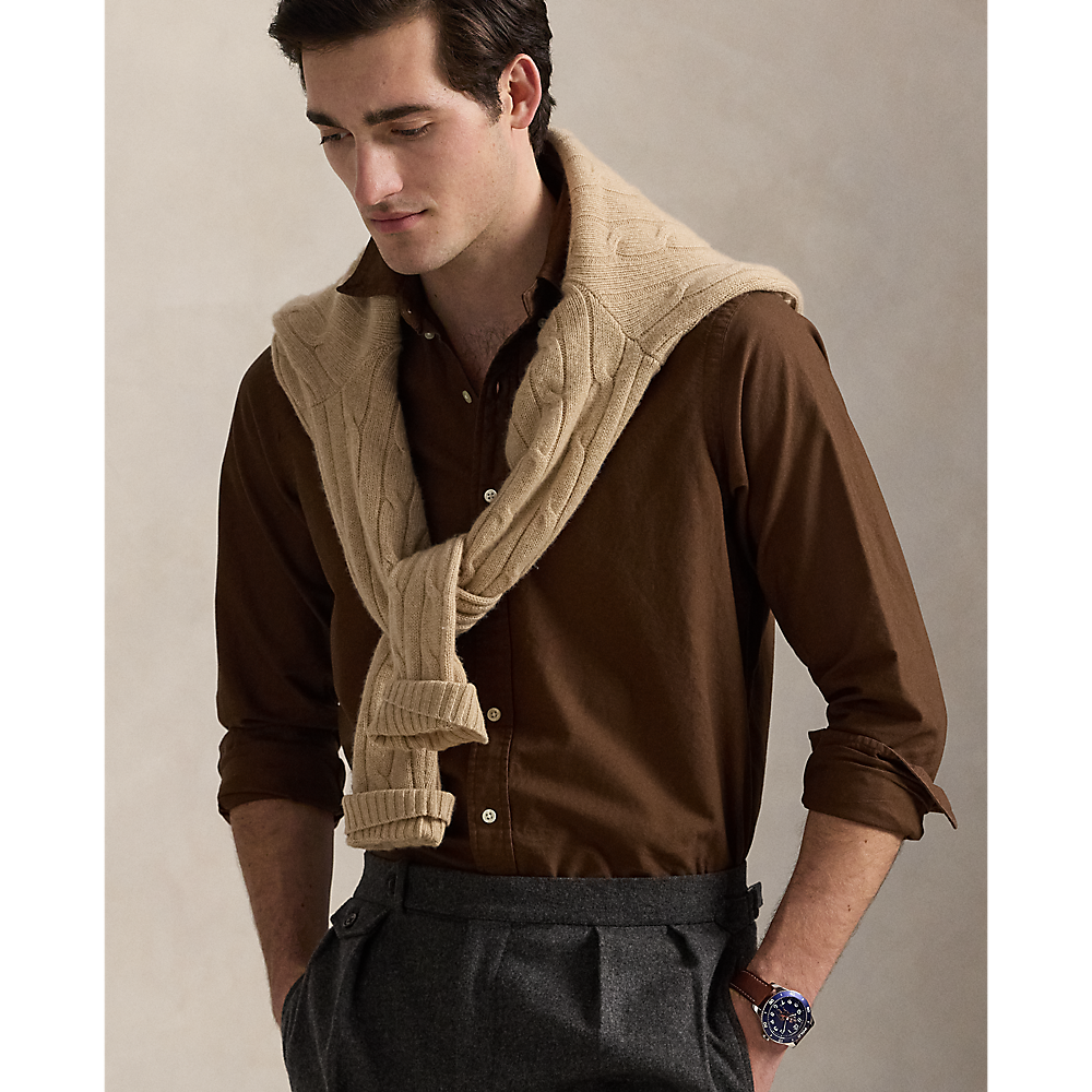 PRL Custom Fit Garment-Dyed Oxford Shirt/Košulja 710805564065