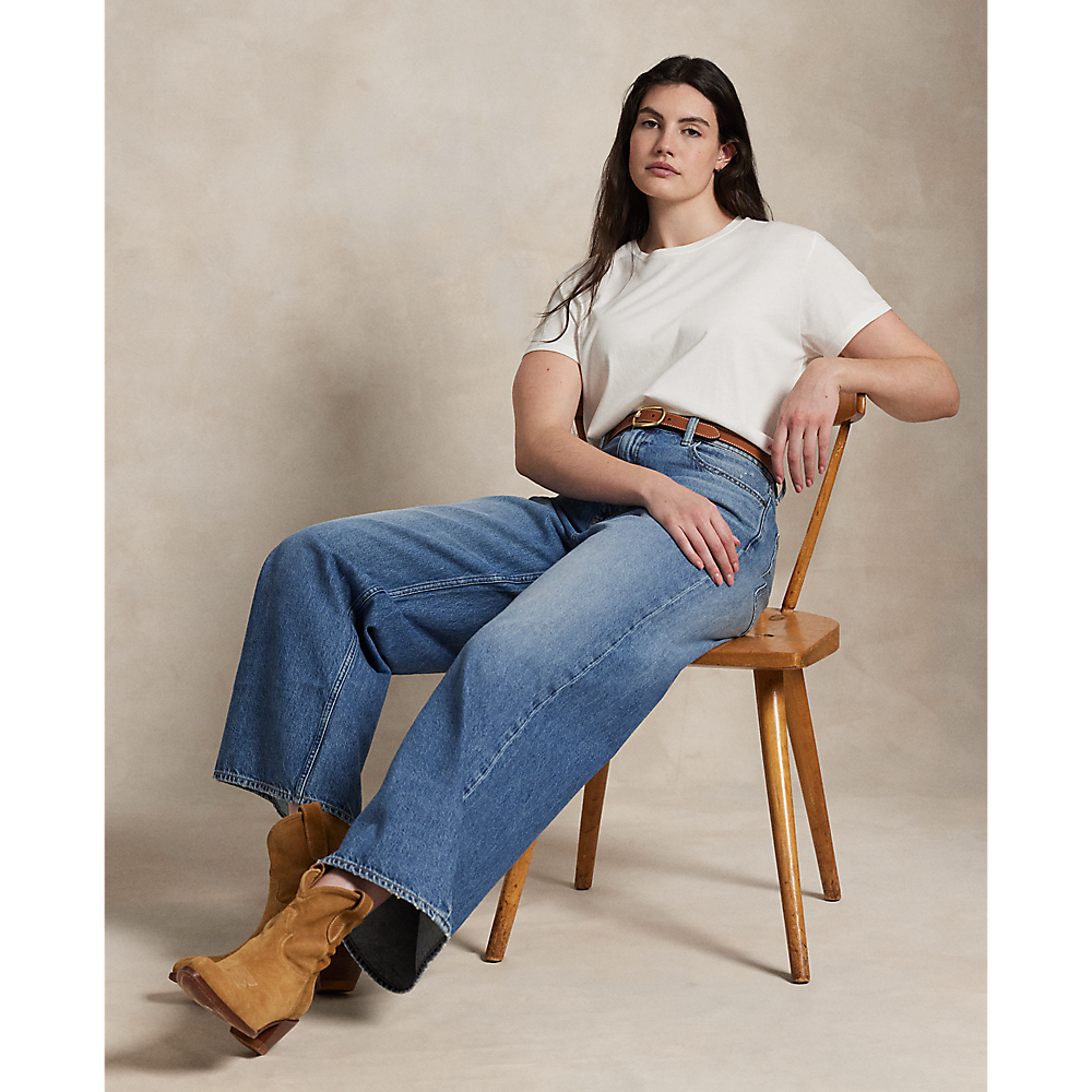 PRL High-Rise Wide-Leg Crop Jean/Traperice 211969377001