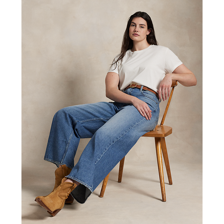 PRL High-Rise Wide-Leg Crop Jean/Traperice 211969377001