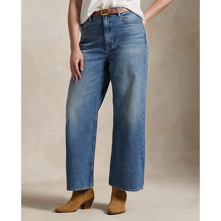 PRL High-Rise Wide-Leg Crop Jean/Traperice 211969377001