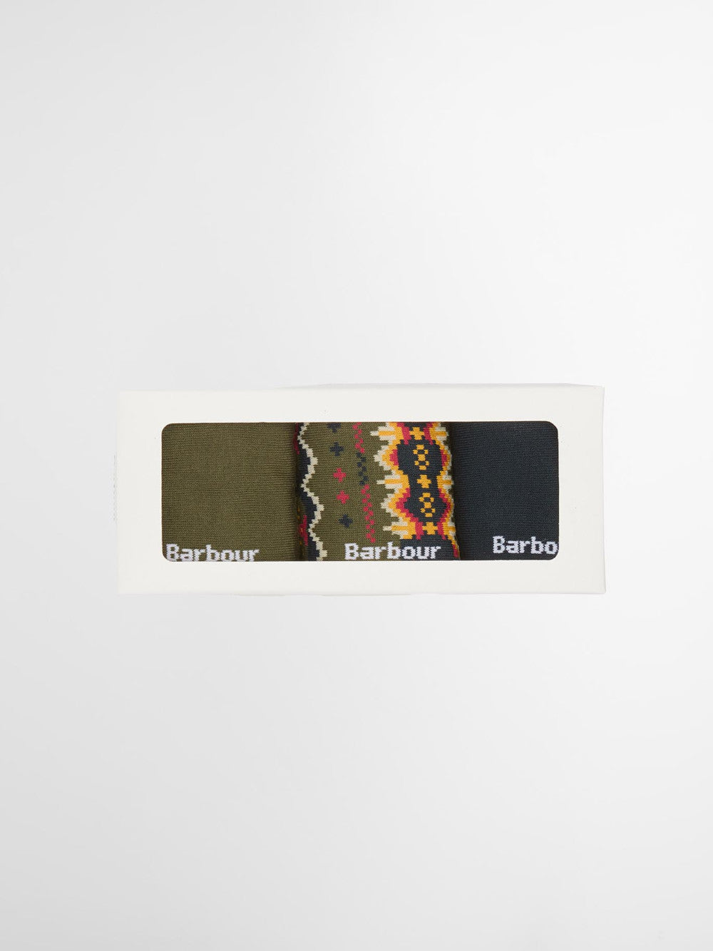 Barbour Case Sock Gift Set/Čarape 3/1 MGS0099