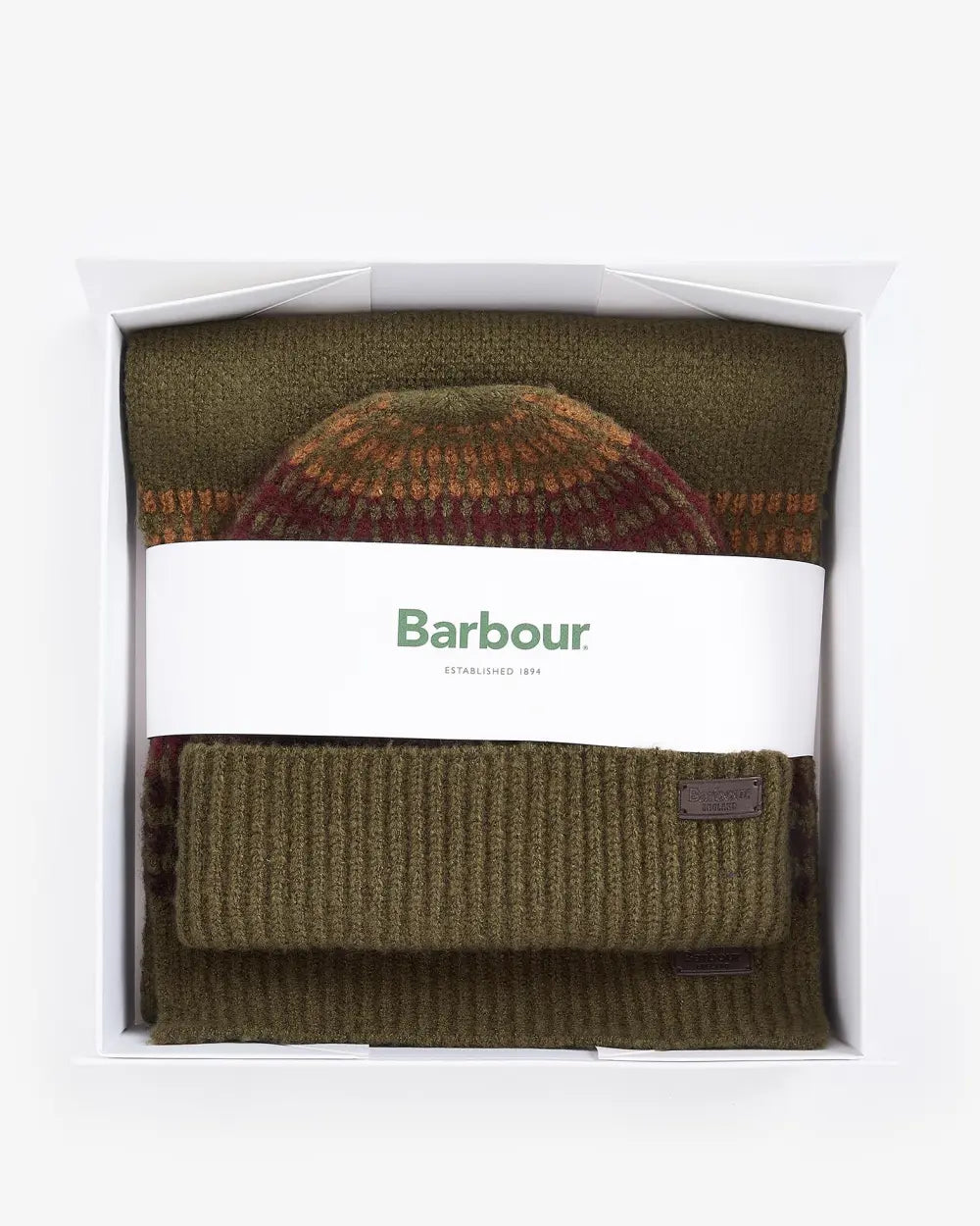 Barbour Branton B&S Gift Set/Kapa + Šal MGS0089