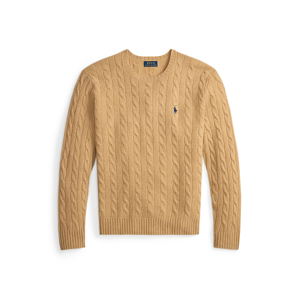 PRL Cable-Knit Wool-Cashmere Jumper/Pulover 710876762009