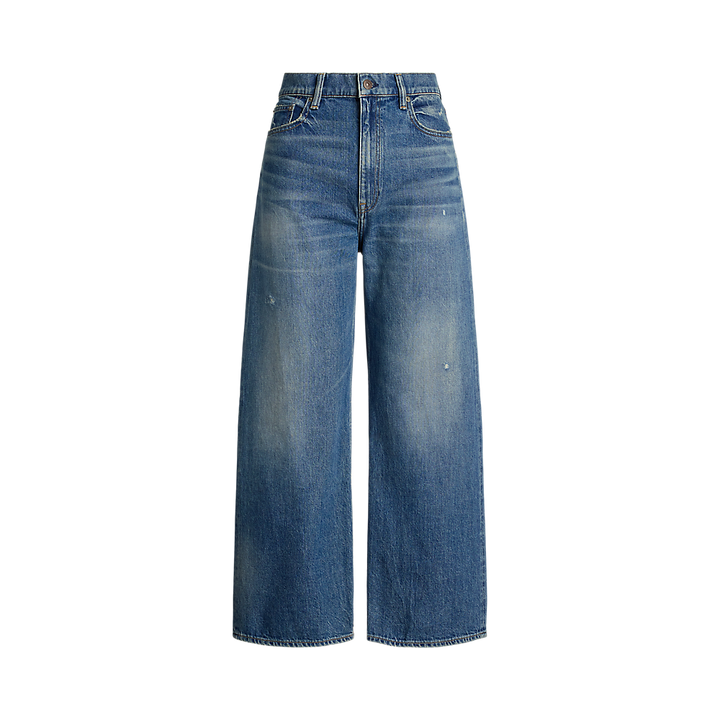 PRL High-Rise Wide-Leg Crop Jean/Traperice 211969377001