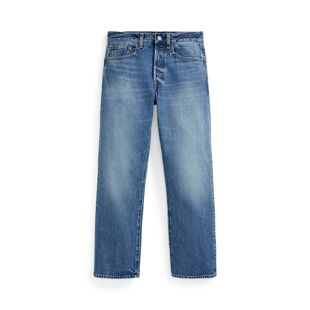 PRL High-Rise Relaxed Straight Crop Jean/ Traperice 211969411001