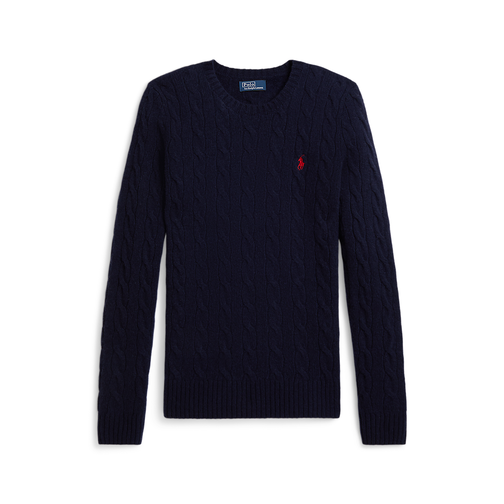 PRL Cable Wool-Cashmere Crewneck Jumper/Pulover 211971865003