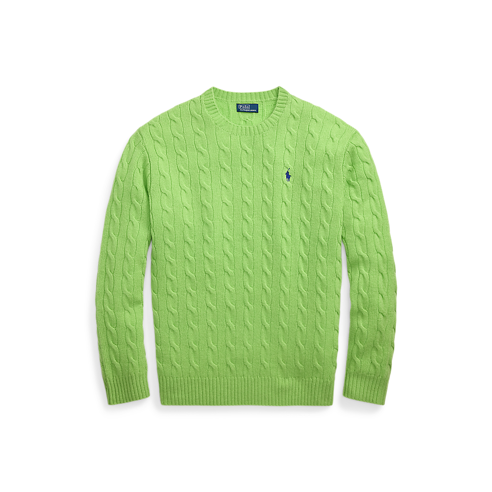 PRL Cable Wool-Cashmere Crewneck Jumper/Pulover 211972115002