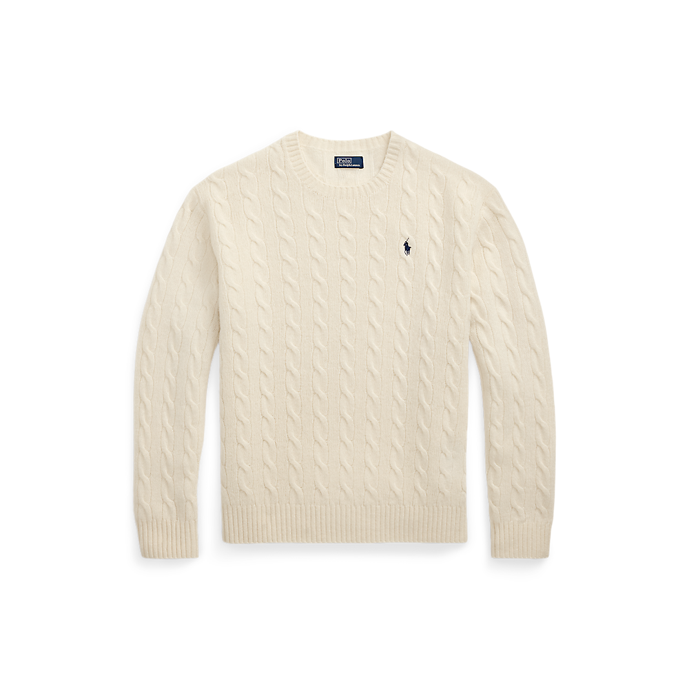 PRL Cable Wool-Cashmere Crewneck Jumper/Pulover 211972115004