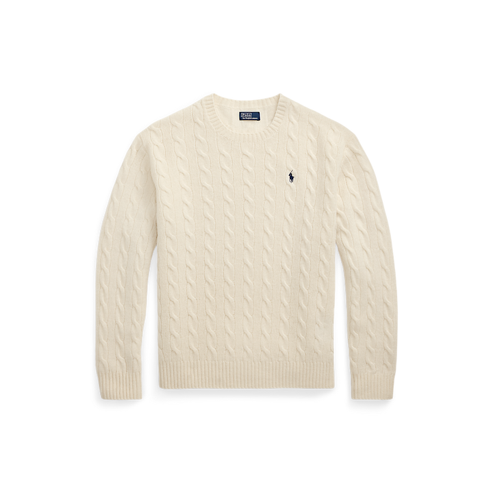 PRL Cable Wool-Cashmere Crewneck Jumper/Pulover 211972115004