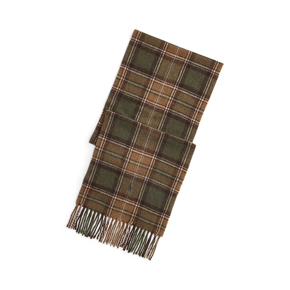 PRL Tartan Fringe Wool Scarf/Šal 449959354010