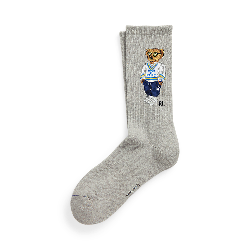 PRL Bear Cotton-Blend Crew Socks/Čarape 449973027001