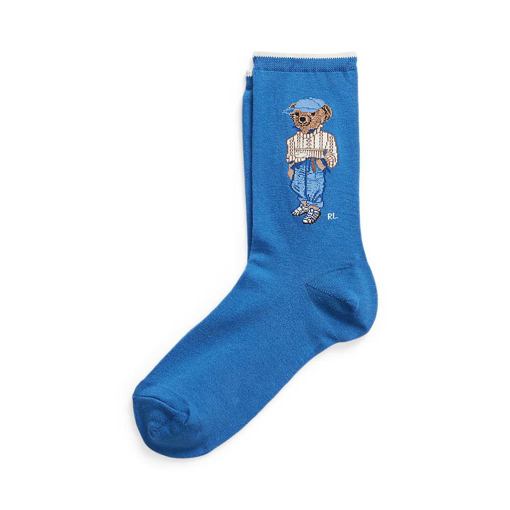 PRL Polo Bear Cotton-Blend Crew Socks/Čarape 455977741001