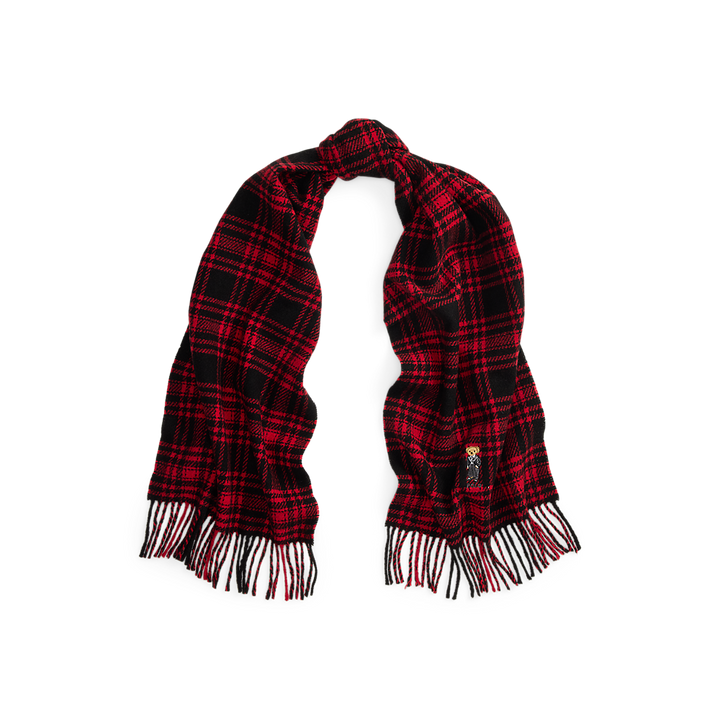 PRL Polo Bear Fringe Wool Scarf /Šal 455P04648001
