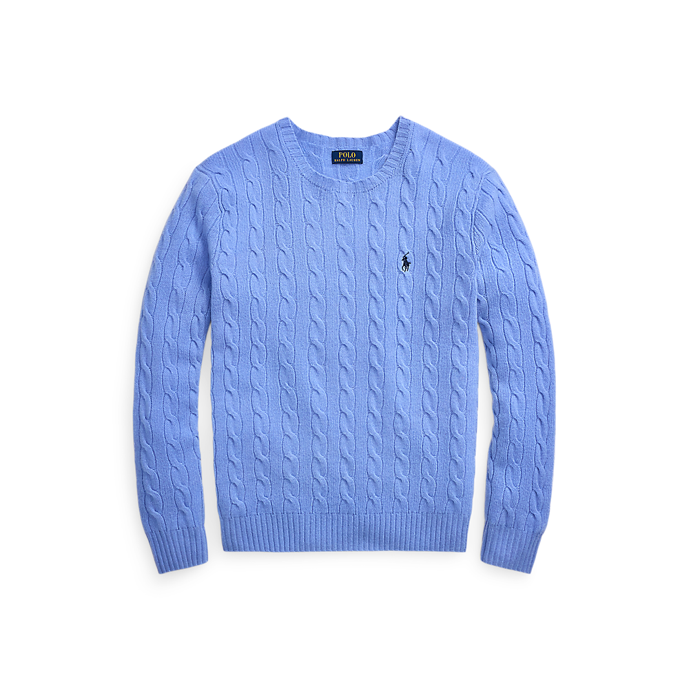PRL Cable-Knit Wool-Cashmere Jumper/Pulover 710876762032