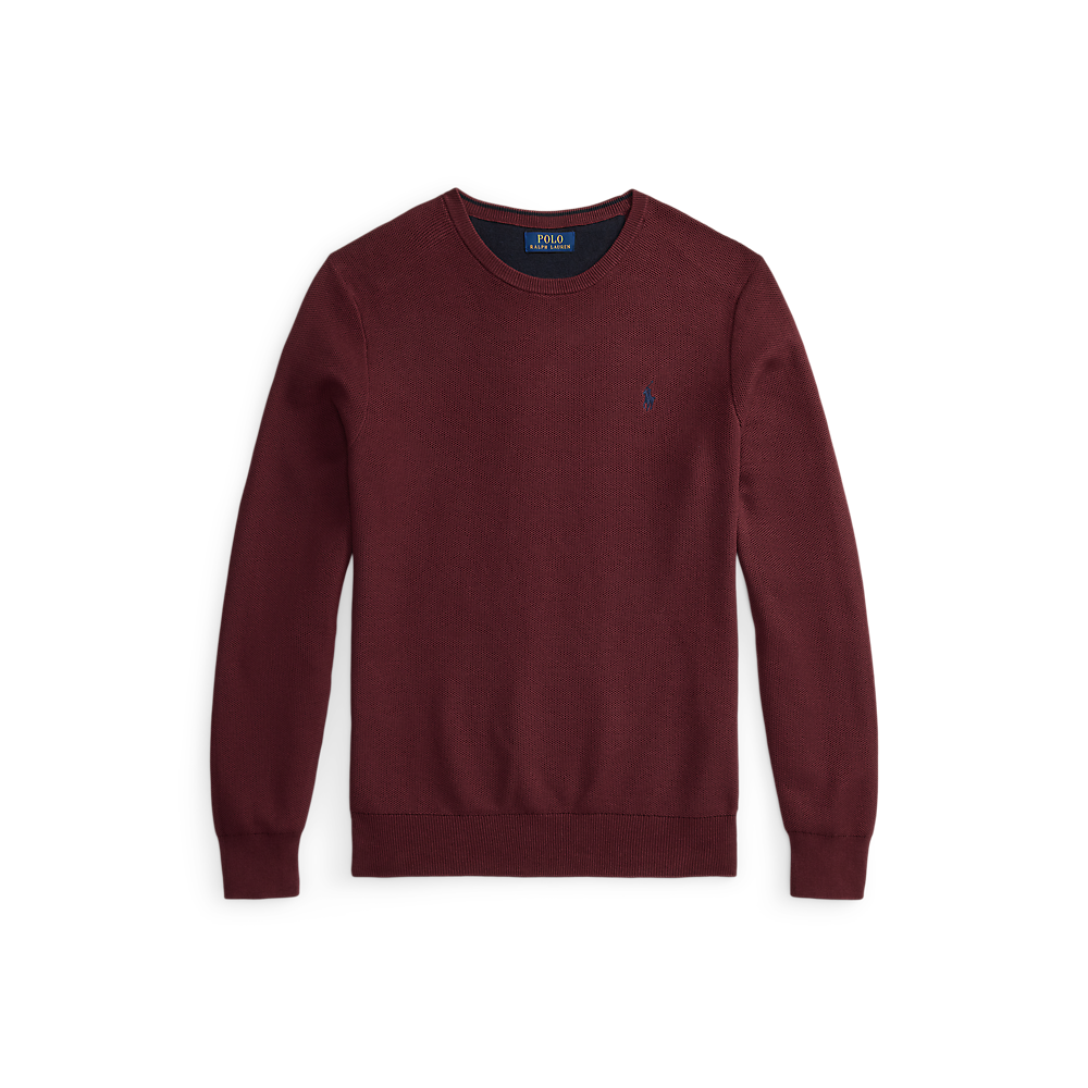 PRL Mesh-Knit Cotton Crewneck Jumper/Pulover 710918163520
