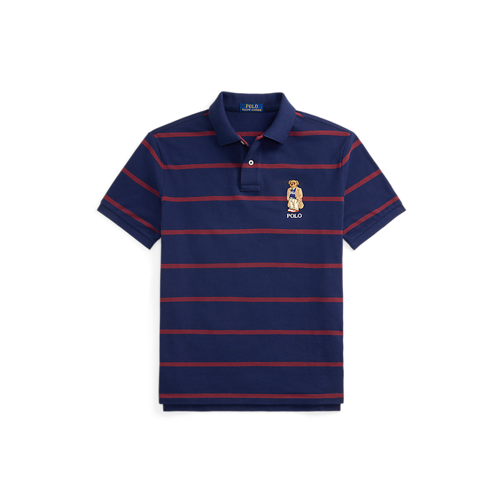 PRL Custom Slim Fit Bear Mesh Polo Shirt/Polo majica 710971839001