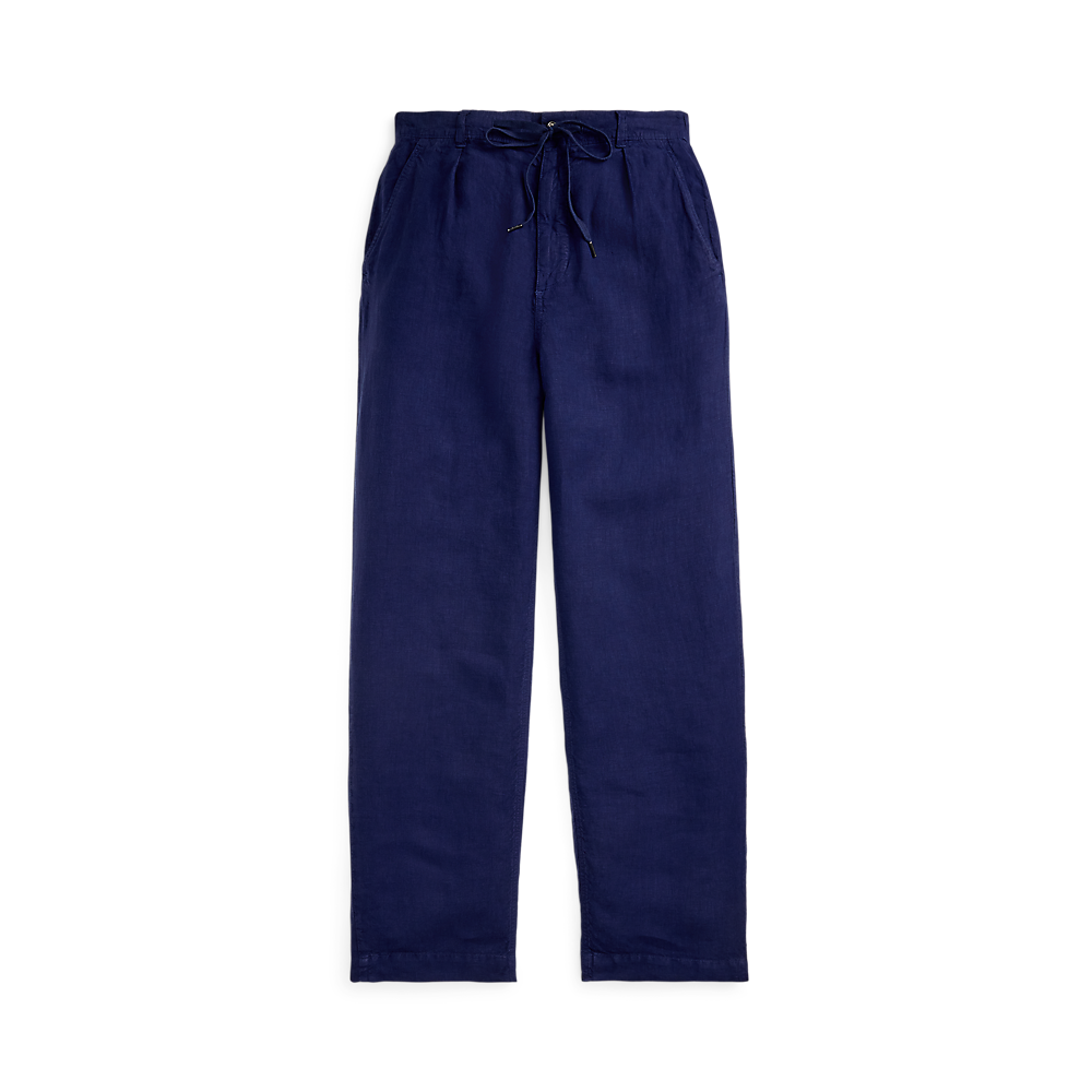 PRL Lateef Relaxed Fit Pleated Linen Trouser/Hlače 710971941001