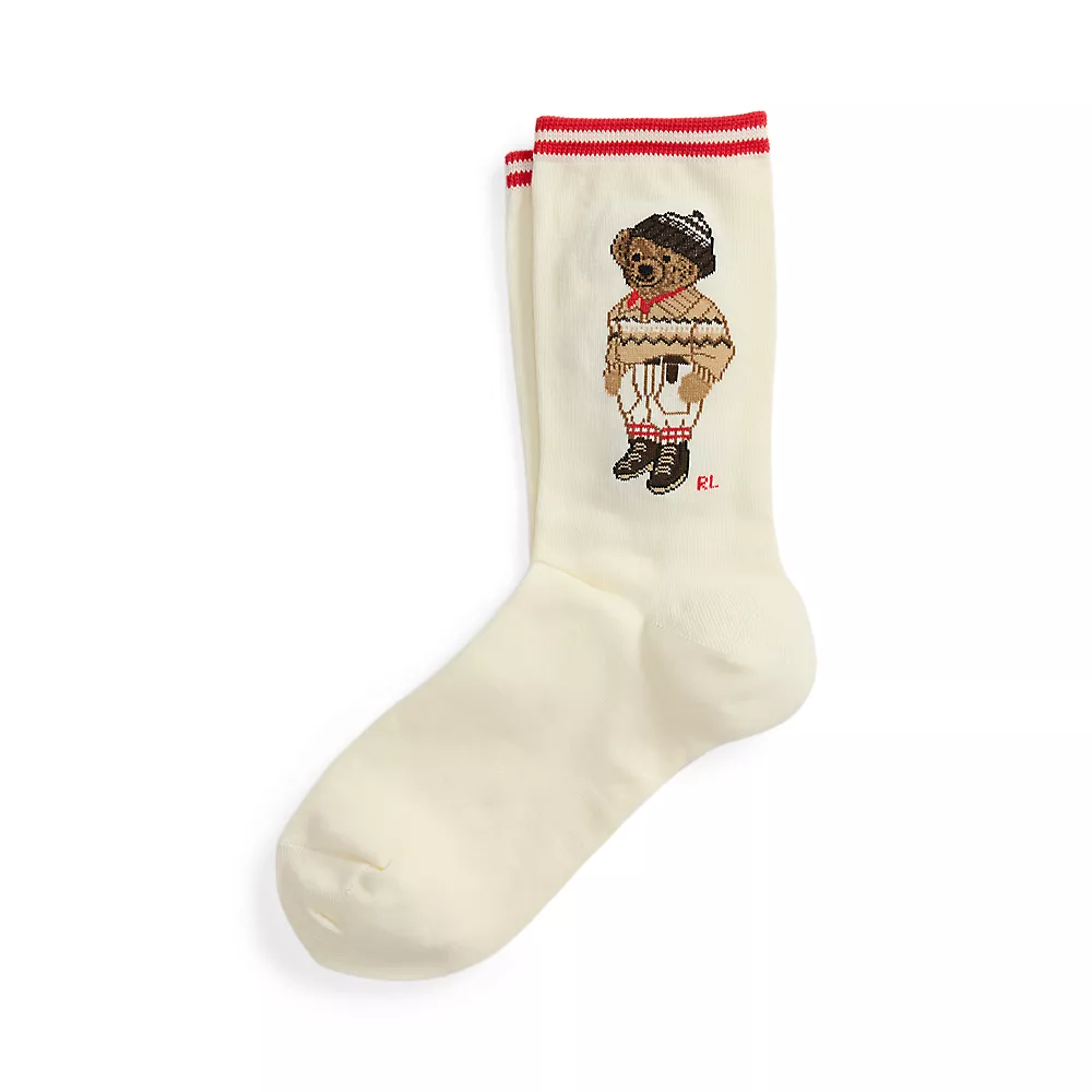 PRL Polo Bear Cotton-Blend Crew Socks/Čarape 455982952001