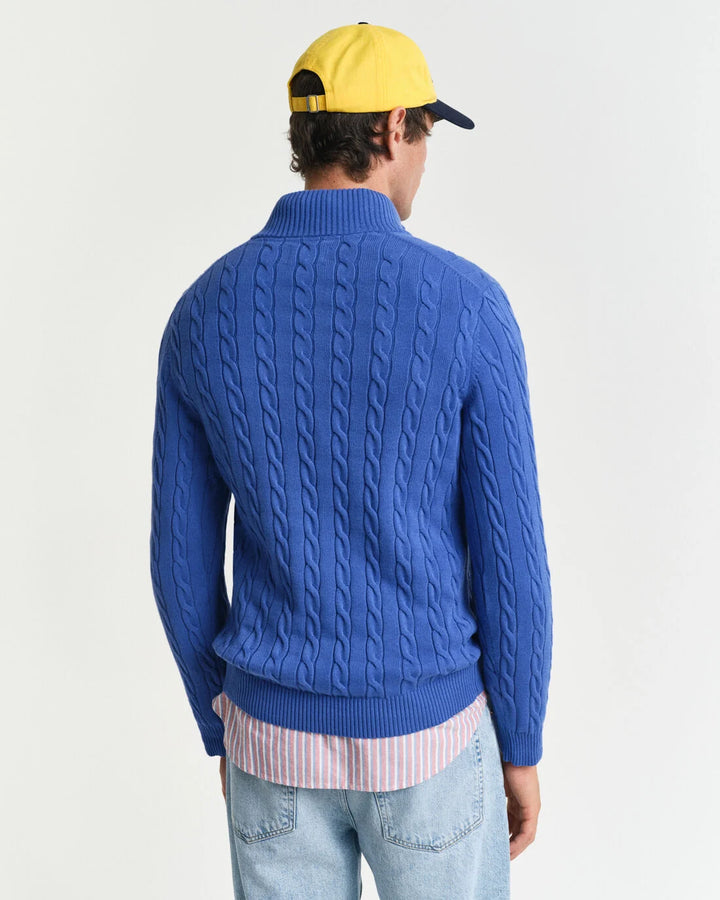 GANT Cotton Cable Half Zip/Pulover 8050603