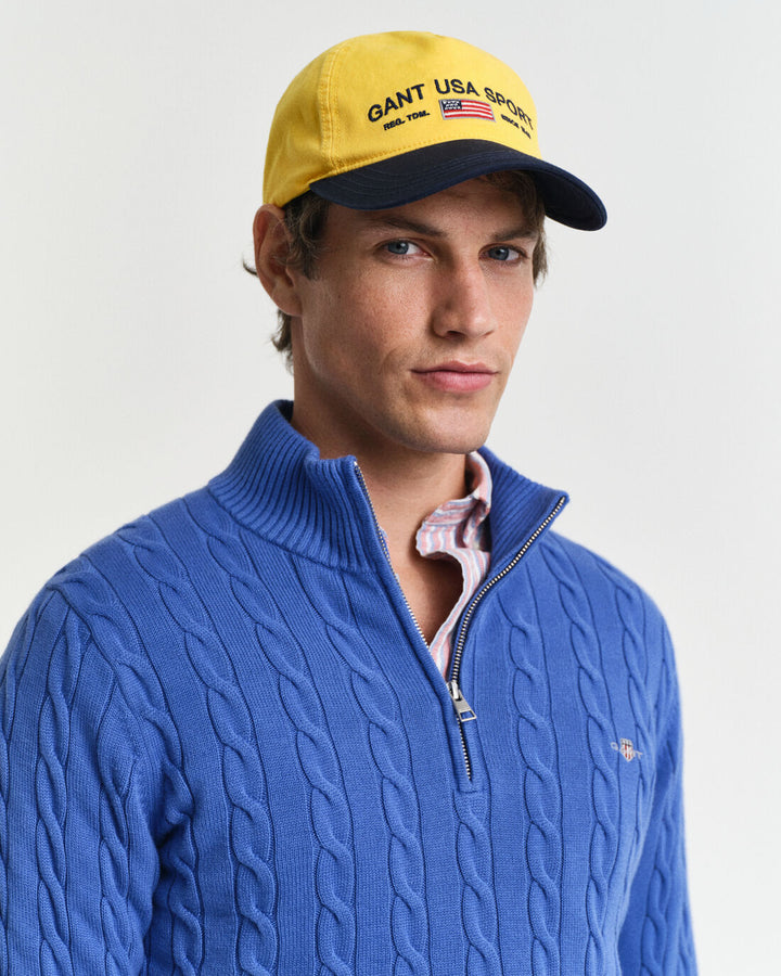 GANT Cotton Cable Half Zip/Pulover 8050603