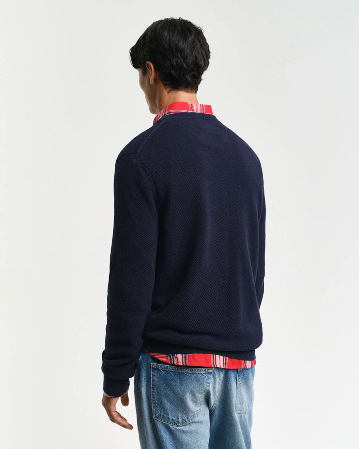 GANT Cotton Pique C-Neck/Pulover 8040521