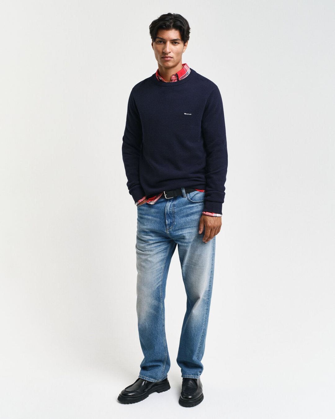 GANT Cotton Pique C-Neck/Pulover 8040521