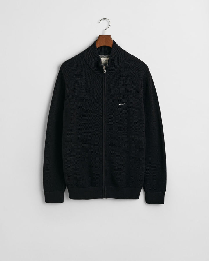 GANT Cotton Pique Zip Cardigan/Pulover 8040524