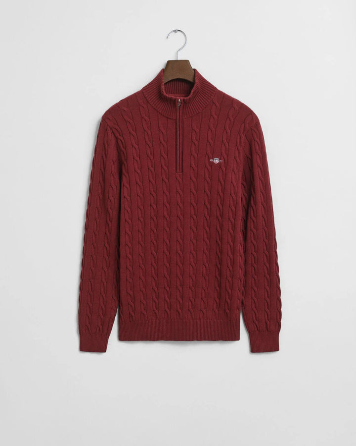 GANT Cotton Cable Half Zip/Pulover 8050603