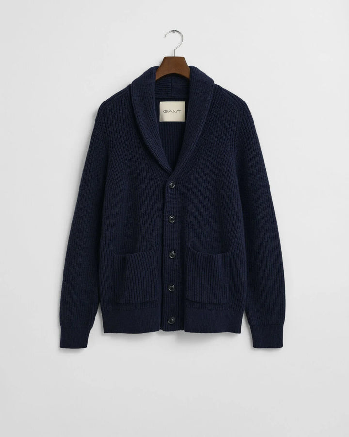 GANT Wool Blend Shawl Collar Cardigan/Pulover 8050255