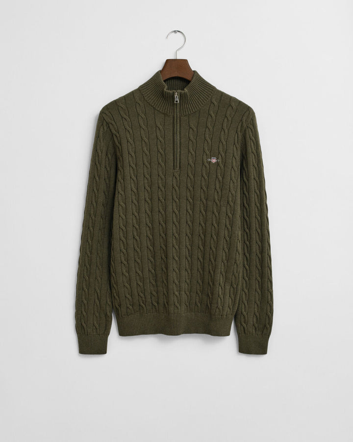 GANT Cotton Cable Half Zip/Pulover 8050603