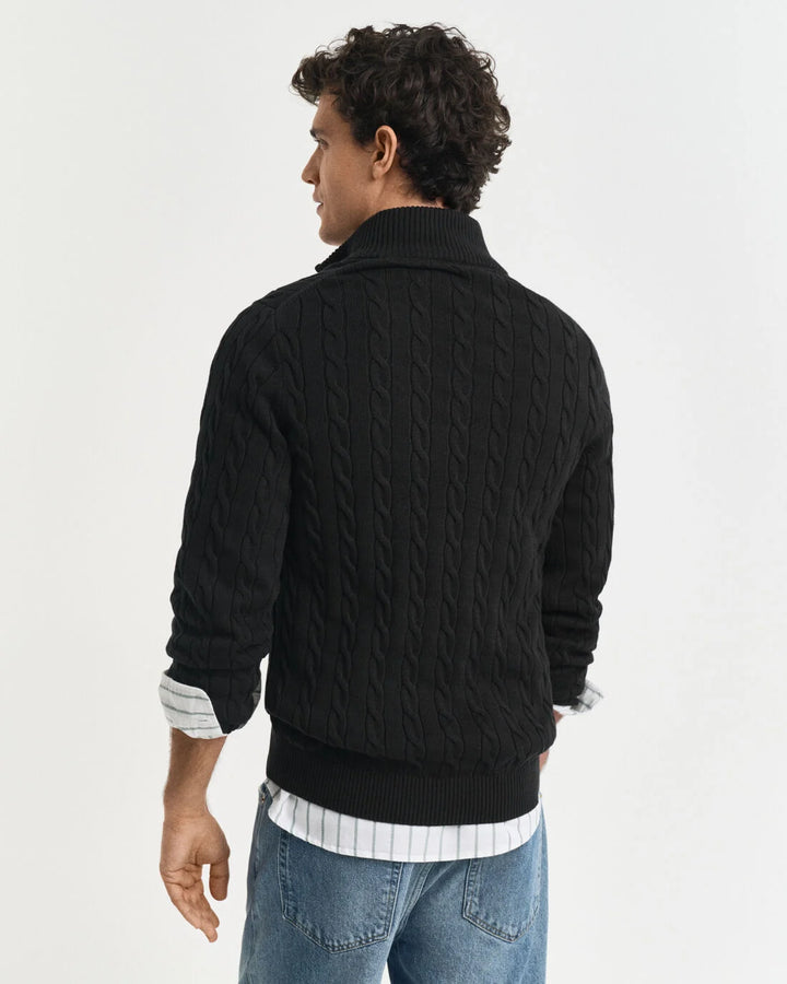 GANT Cotton Cable Half Zip/Pulover 8050603