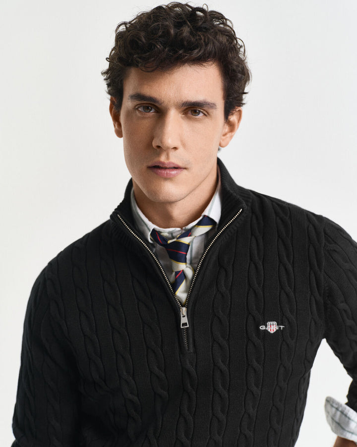 GANT Cotton Cable Half Zip/Pulover 8050603