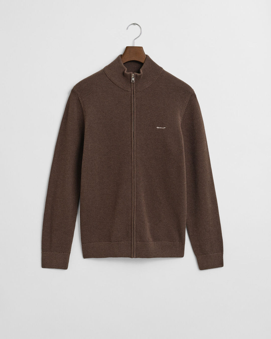 GANT Cotton Pique Zip Cardigan/Pulover 8040524