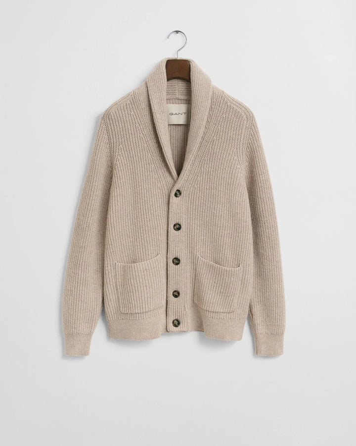 GANT Wool Blend Shawl Collar Cardigan/Pulover 8050255