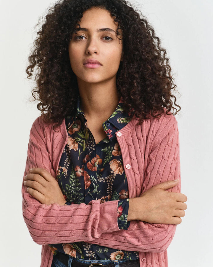 GANT Stretch Cotton Cable Cardigan/Pulover 4800103