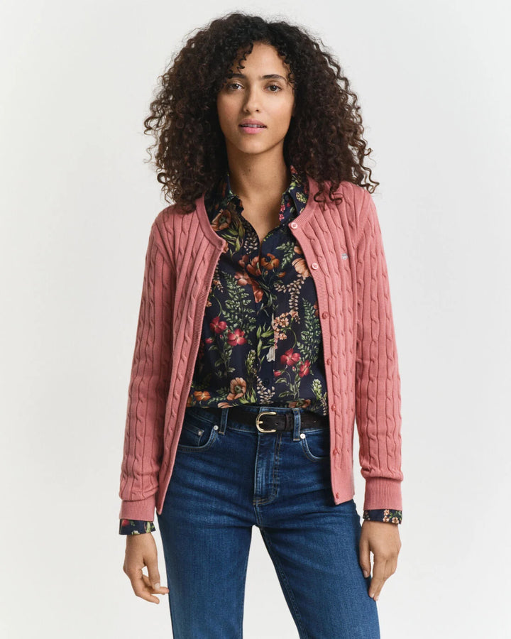 GANT Stretch Cotton Cable Cardigan/Pulover 4800103