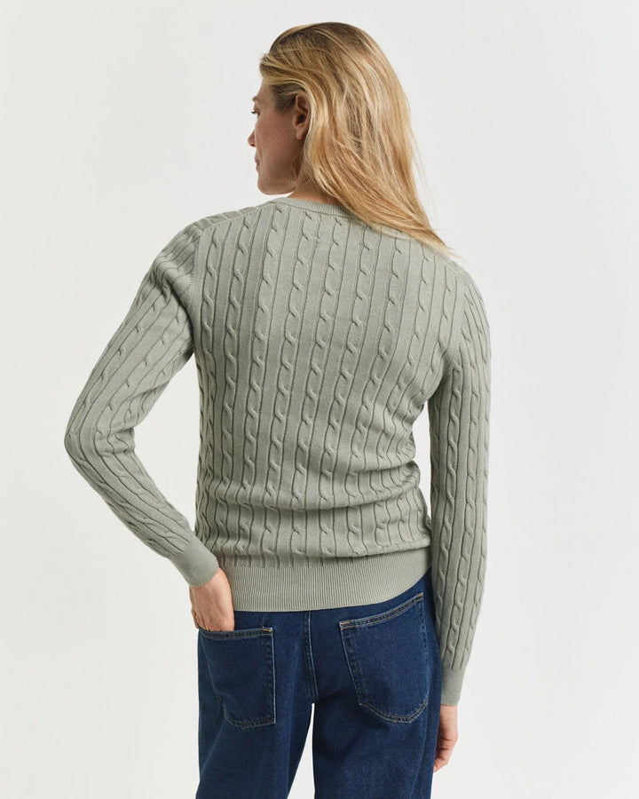 GANT Stretch Cotton Cable C-Neck/Pulover 4800100