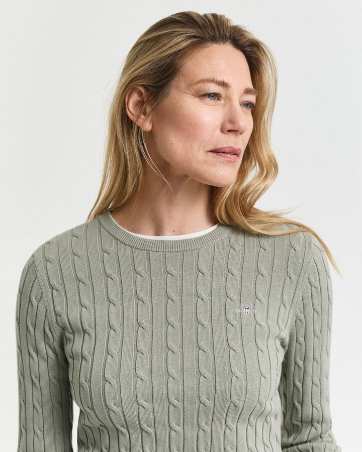 GANT Stretch Cotton Cable C-Neck/Pulover 4800100