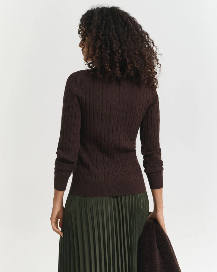 GANT Stretch Cotton Cable C-Neck/Pulover 4800100