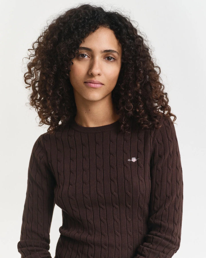 GANT Stretch Cotton Cable C-Neck/Pulover 4800100