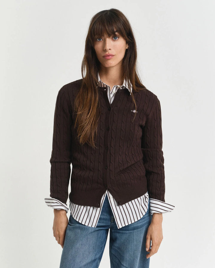 GANT Stretch Cotton Cable Cardigan/Pulover 4800103
