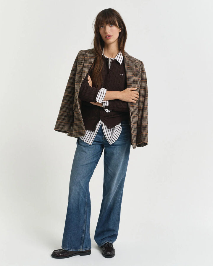 GANT Stretch Cotton Cable Cardigan/Pulover 4800103