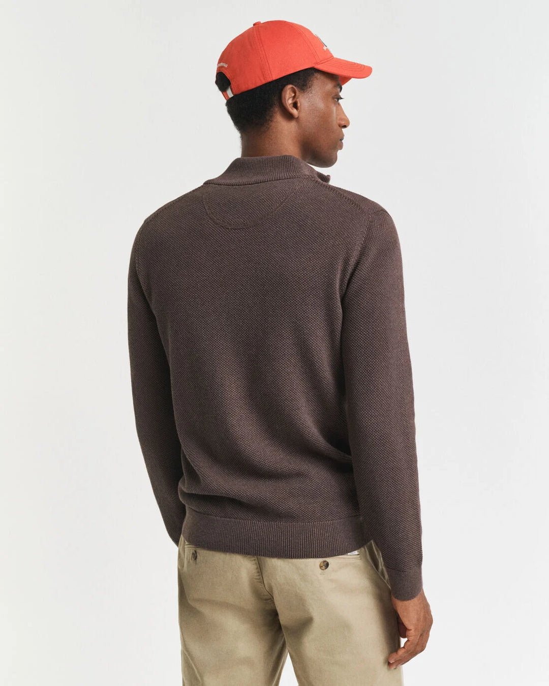GANT Cotton Pique Zip Cardigan/Pulover 8040524