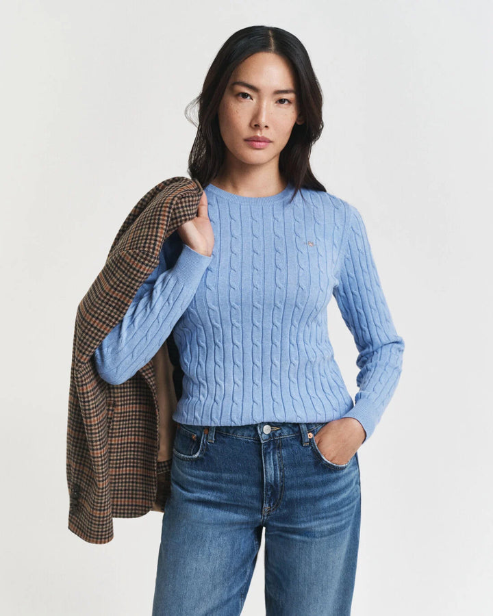 GANT Stretch Cotton Cable C-Neck/Pulover 4800100